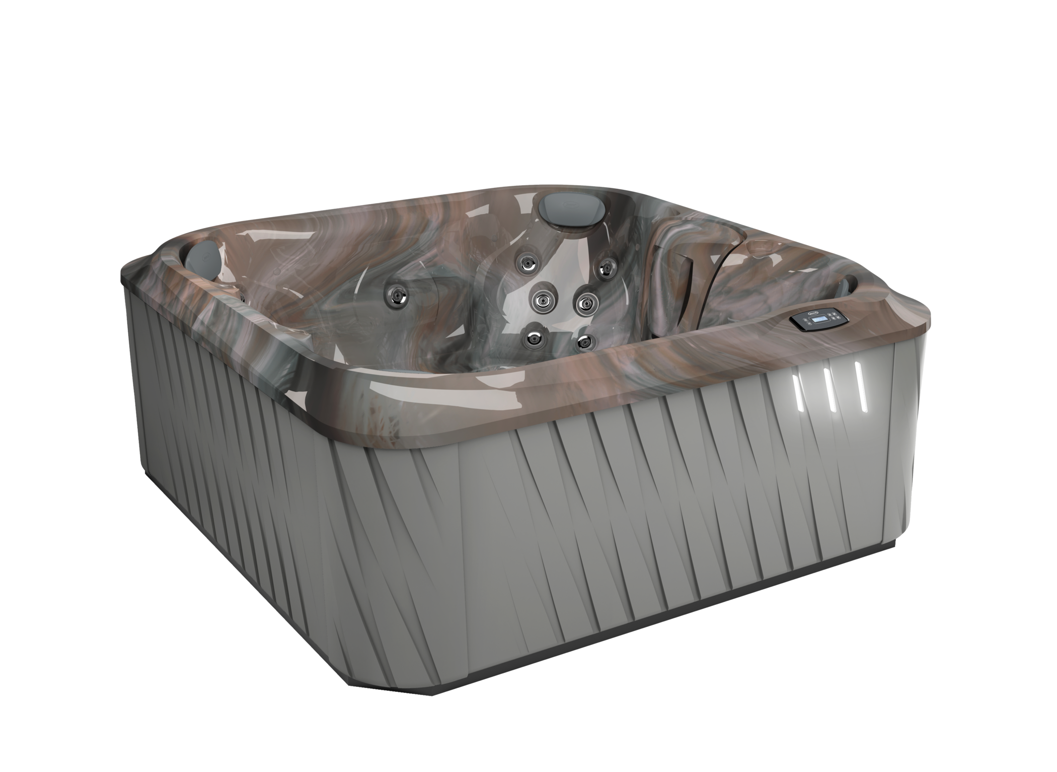 J Open Seating Hot Tub With Five Seating Options Designer Hot Tub With Open Seating