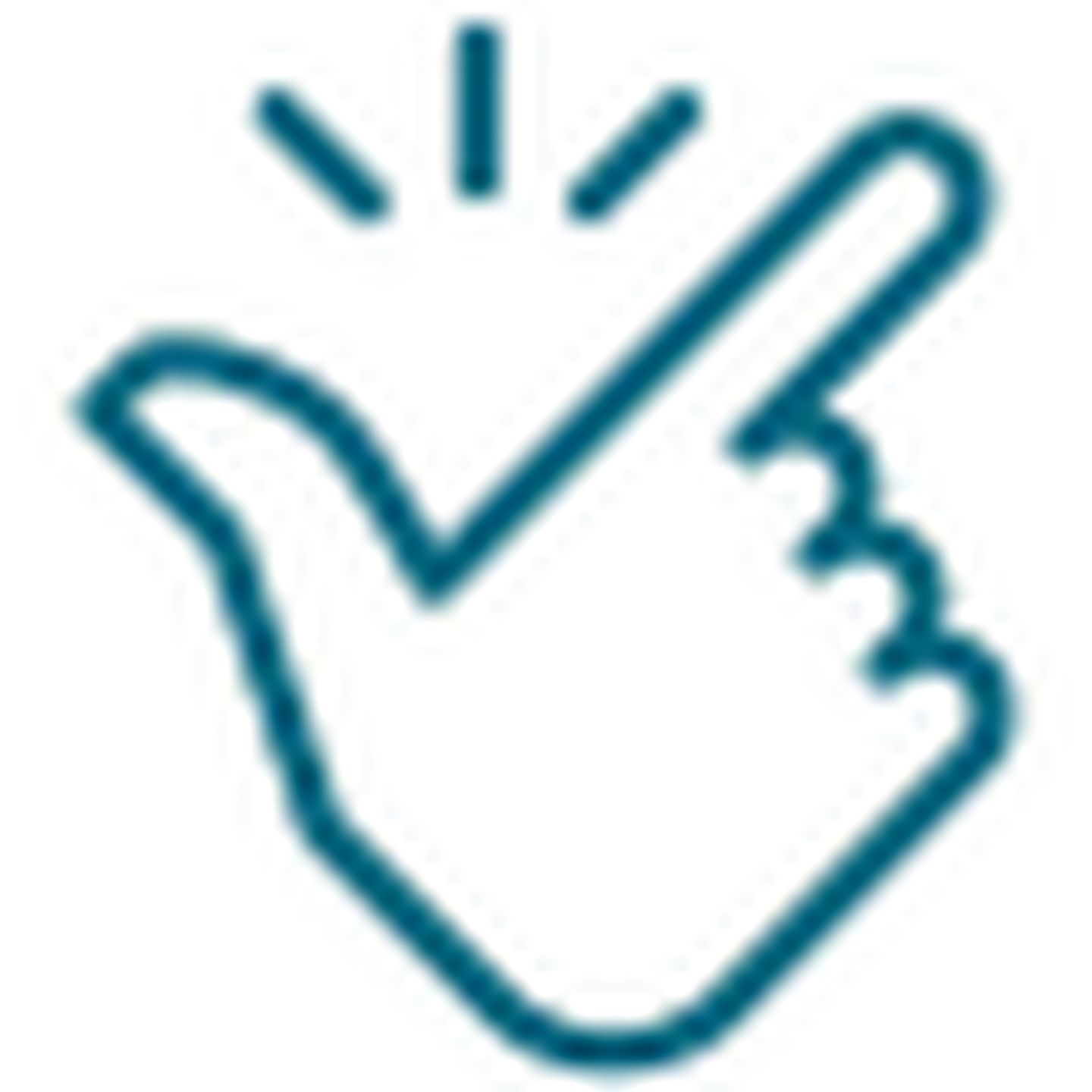 Easy Shopping Hand Snapping Icon