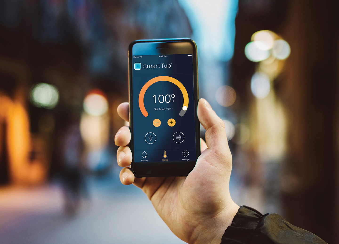 SmartTub on cell phone