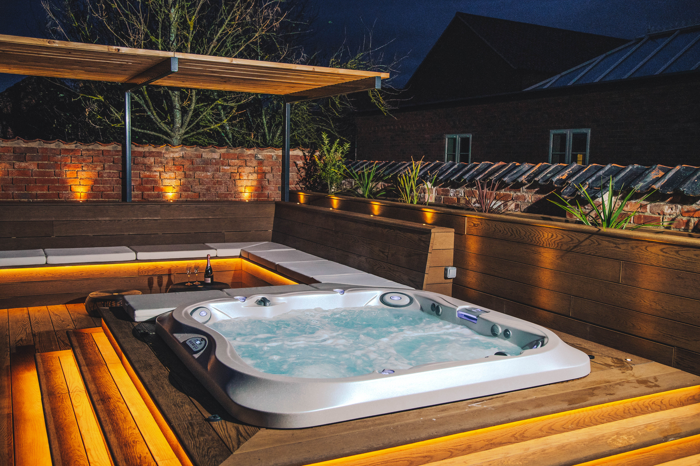 1. hot tub placement