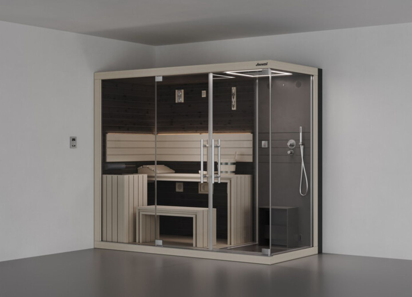 Sasha Mi da interno con Sauna Hammam e Docce Emozionale