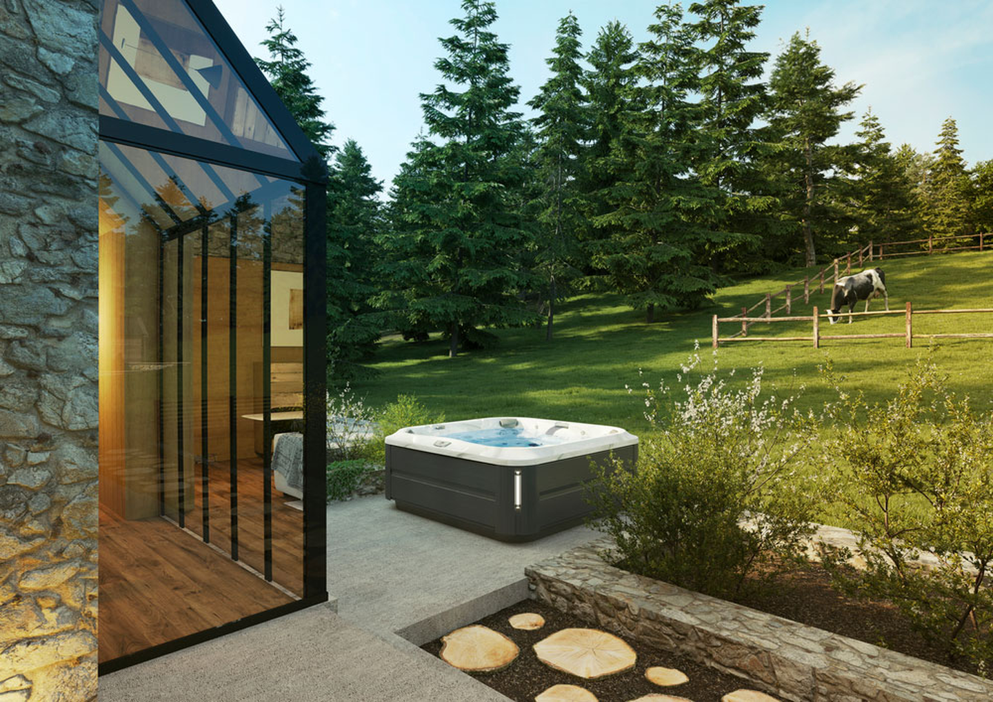 plug and play hot tubs