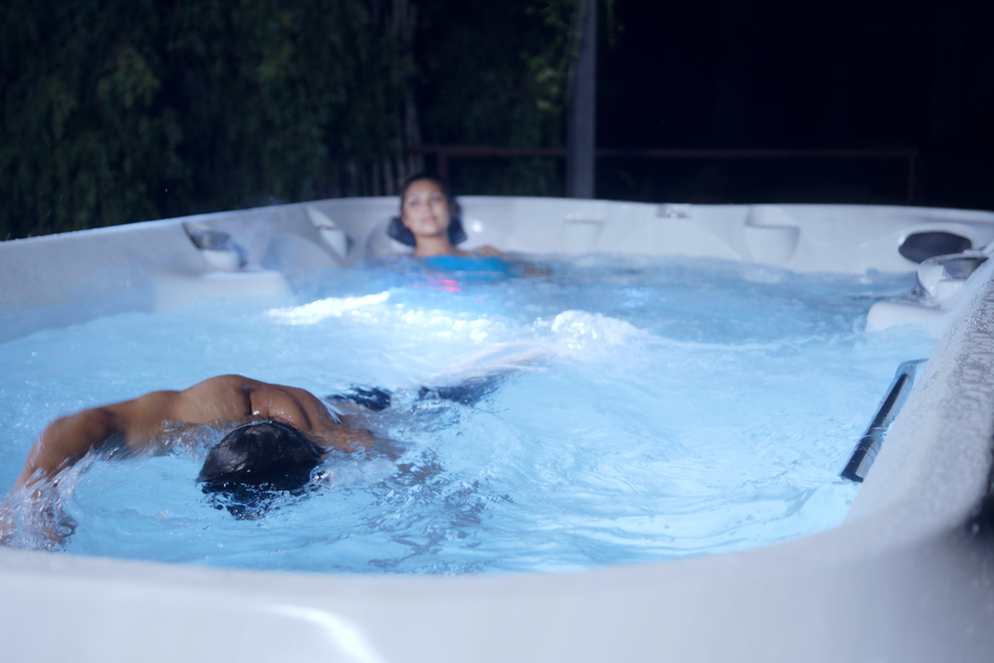 backyard swim spa