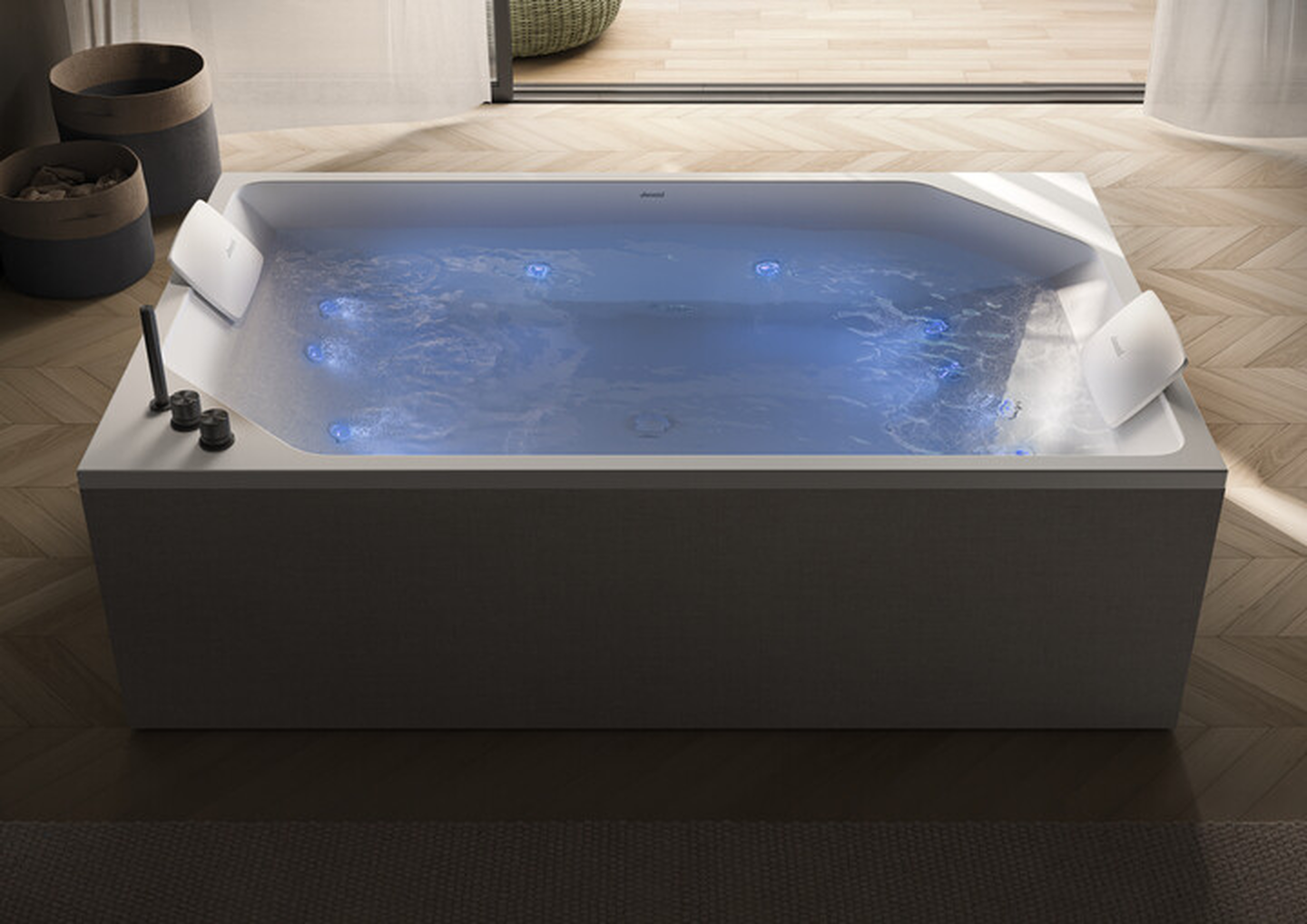 So w&auml;hlen Sie eine Whirlpool Badewanne f&uuml;r zwei Personen im Innenbereich