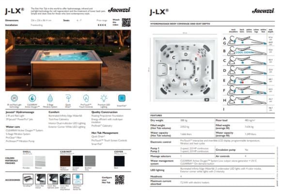 J-485™ DESIGNER HOT TUB WITH OPEN SEATING | Jacuzzi® EMEA