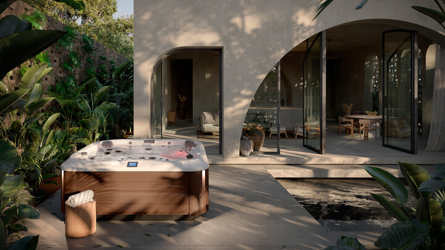 Een Jacuzzi&reg; buitenspa in het hart van je tuin: de meest elegante manier om elke dag ontspanning en wellness te ervaren in Belgi&euml;