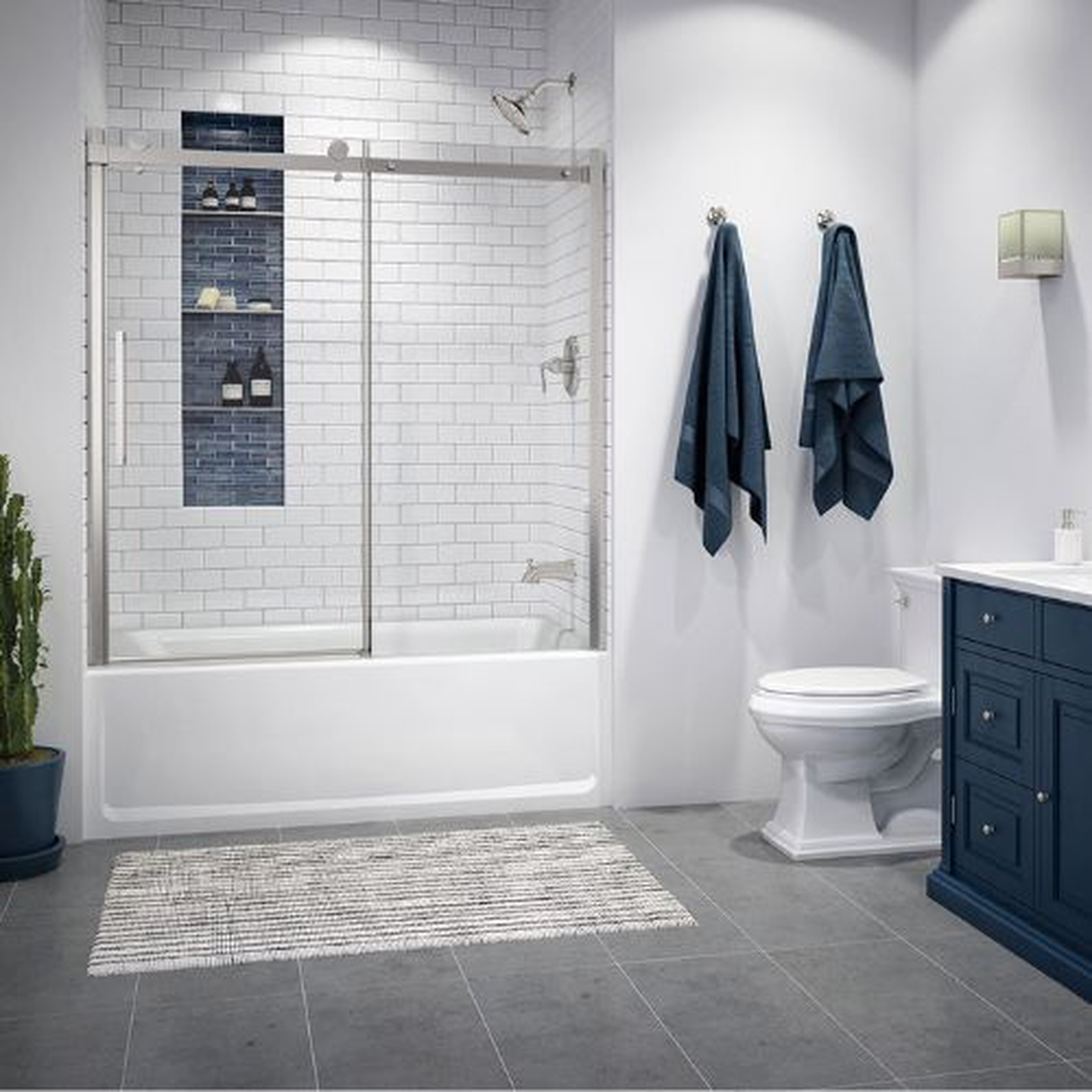 Jacuzzi Luxury Bath Cetra skirted bathtub