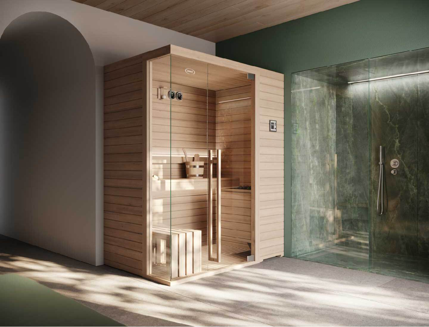 Jacuzzi® Wellness Sauna, Hammam and Emotional Showers