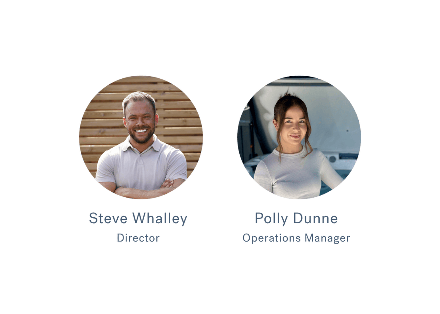 Steve Whalley (Director) &bull; Polly Dunne (Operations Manager)