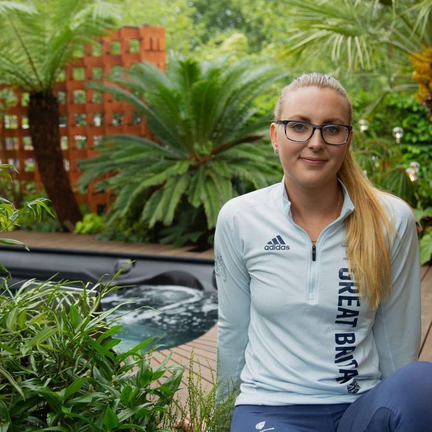 RHS Chelsea Flower Show x Jacuzzi - Jessica Jane Applegate in the garden