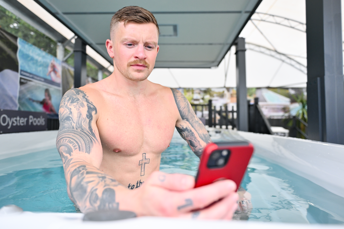 Adam Peaty Hot tub Village