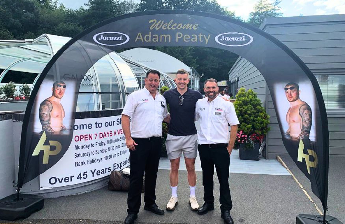 Oyster Welcome Adam Peaty