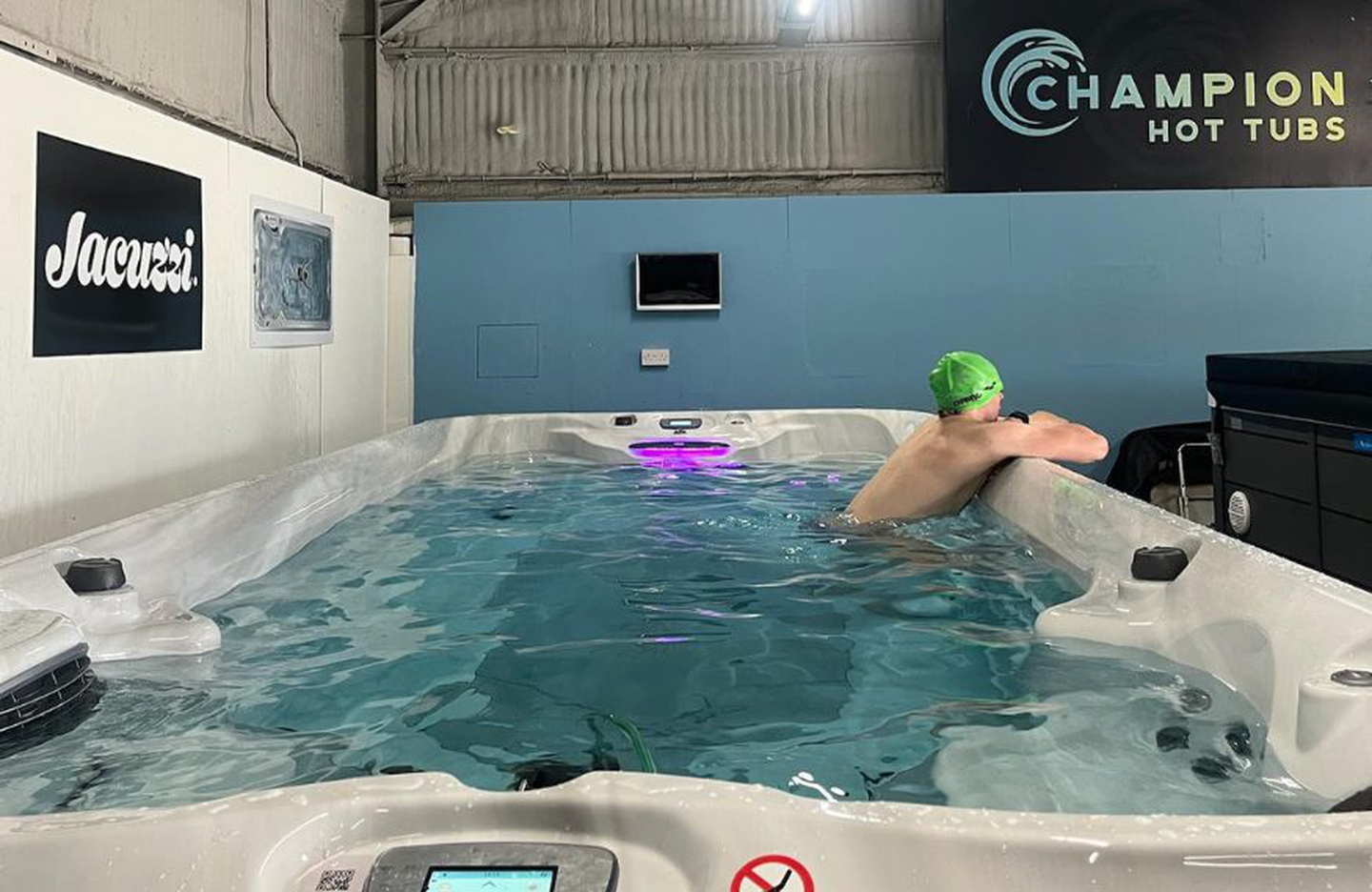 Champion Swim Spa Wet Test