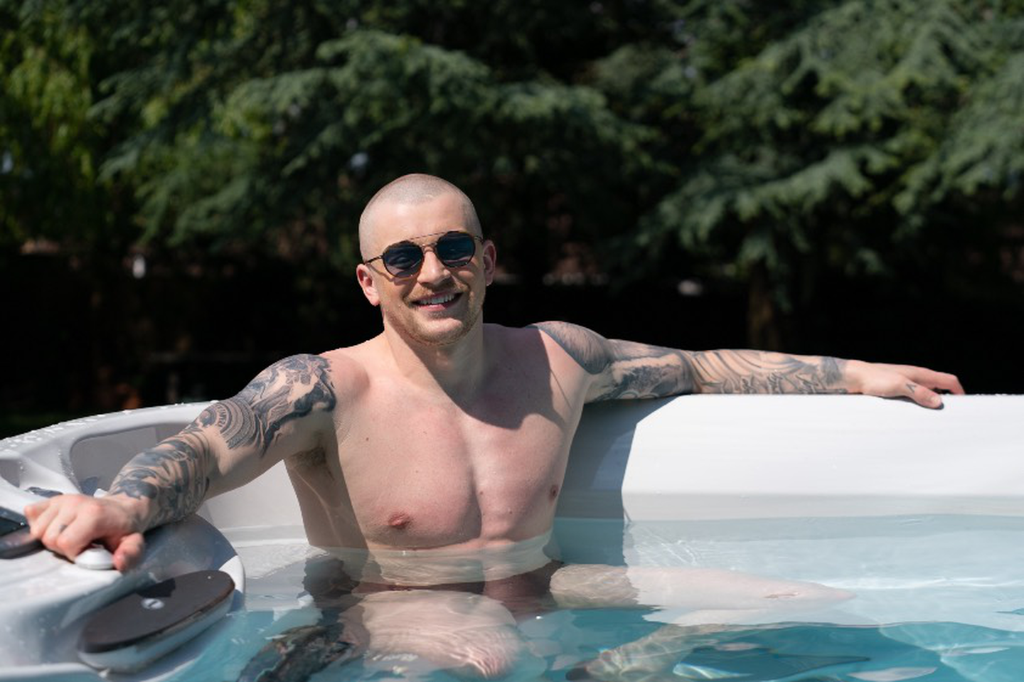 Adam Peaty hot tub image. Why a Jacuzzi hot tub?