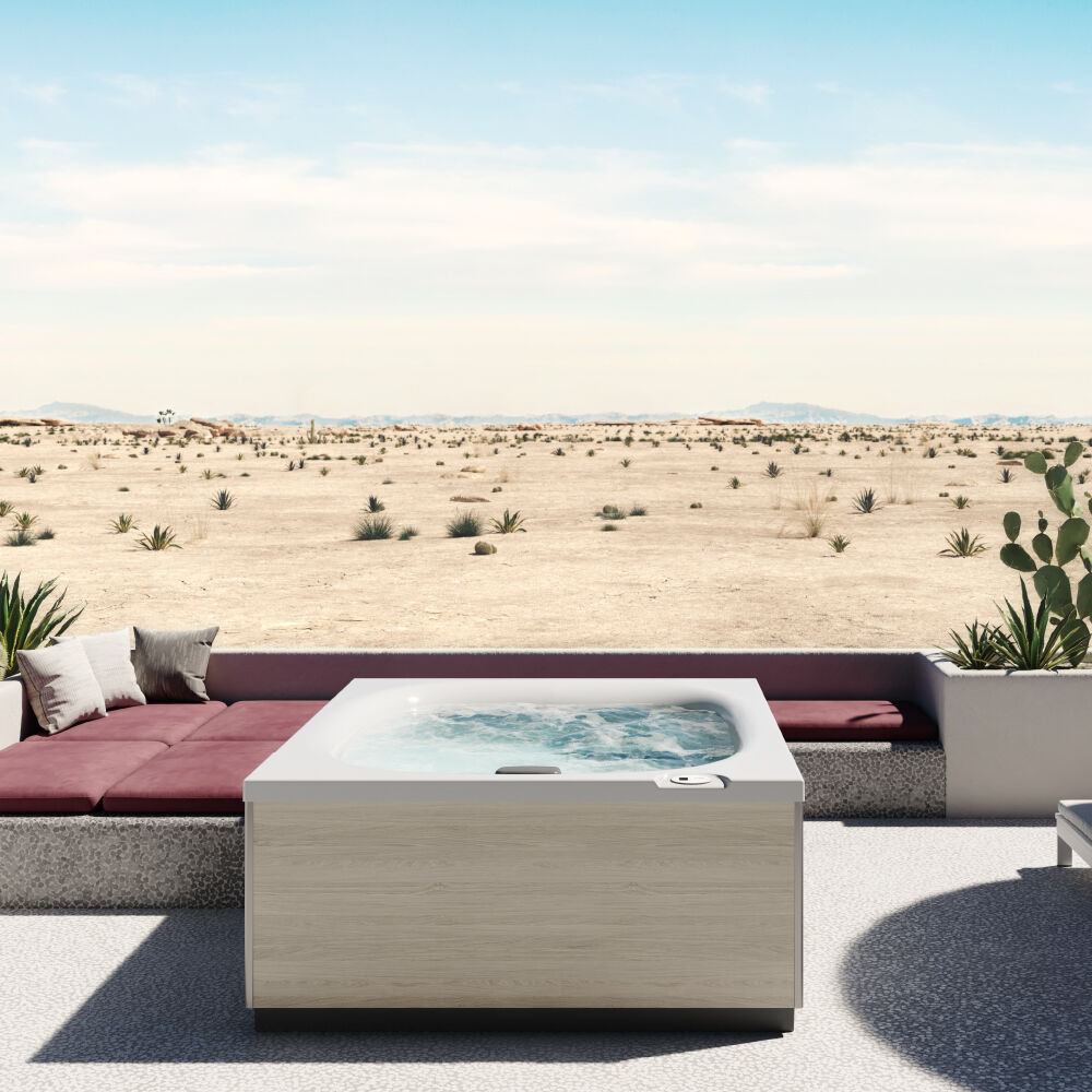 City™ Spa: perfekt für Paare geeignet, mit Wasserfall und zwei Lounge-Sitzen