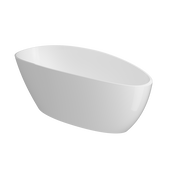 ILEANA® Freestanding 6730 Bath White Gloss/Gloss