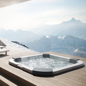 Santorini: the only Hot Tub in the range with a double lounge