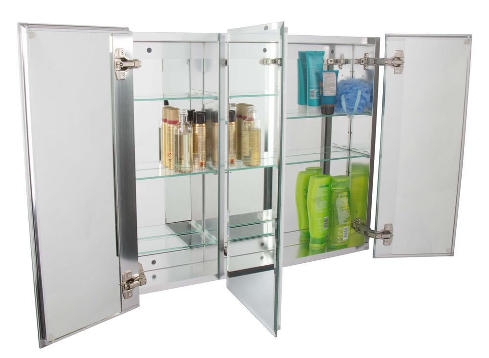 Triple Door Tri-View Medicine Cabinet