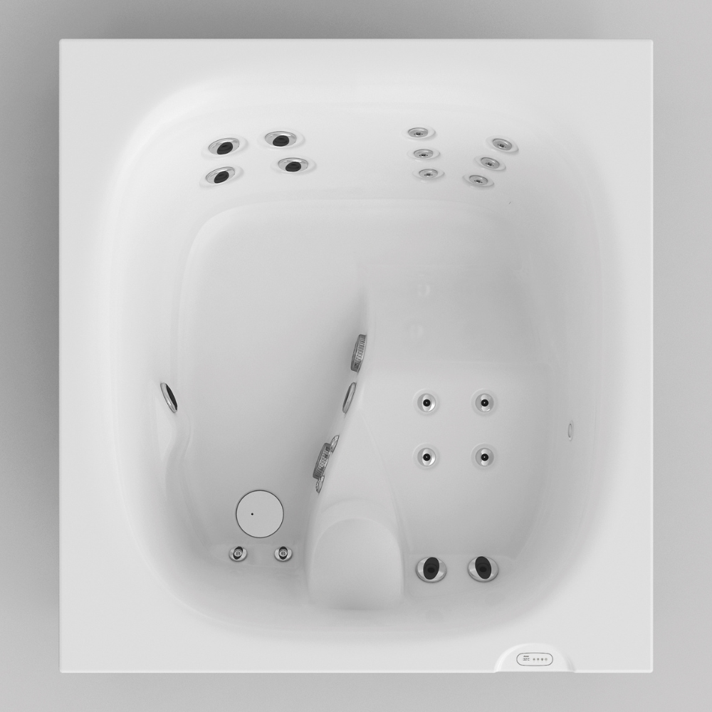 City™ Spa: perfekt für Paare geeignet, mit Wasserfall und zwei Lounge-Sitzen