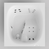 City™ Spa: perfekt für Paare geeignet, mit Wasserfall und zwei Lounge-Sitzen