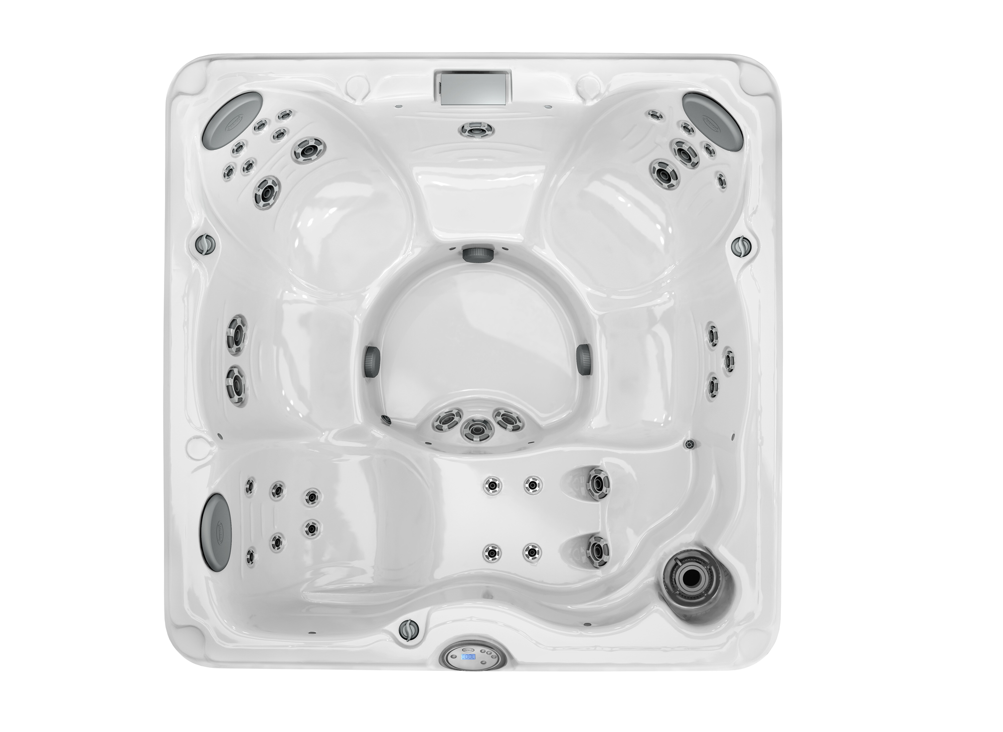 J235™ Classic Hot Tub with Lounge Seat Designer Hot Tub with Open