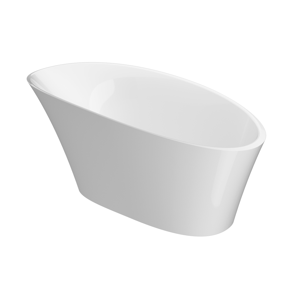 ROSALIA® Freestanding 6634 Bath White Gloss/Gloss