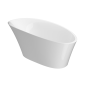 ROSALIA® Freestanding 6634 Bath White Gloss/Gloss
