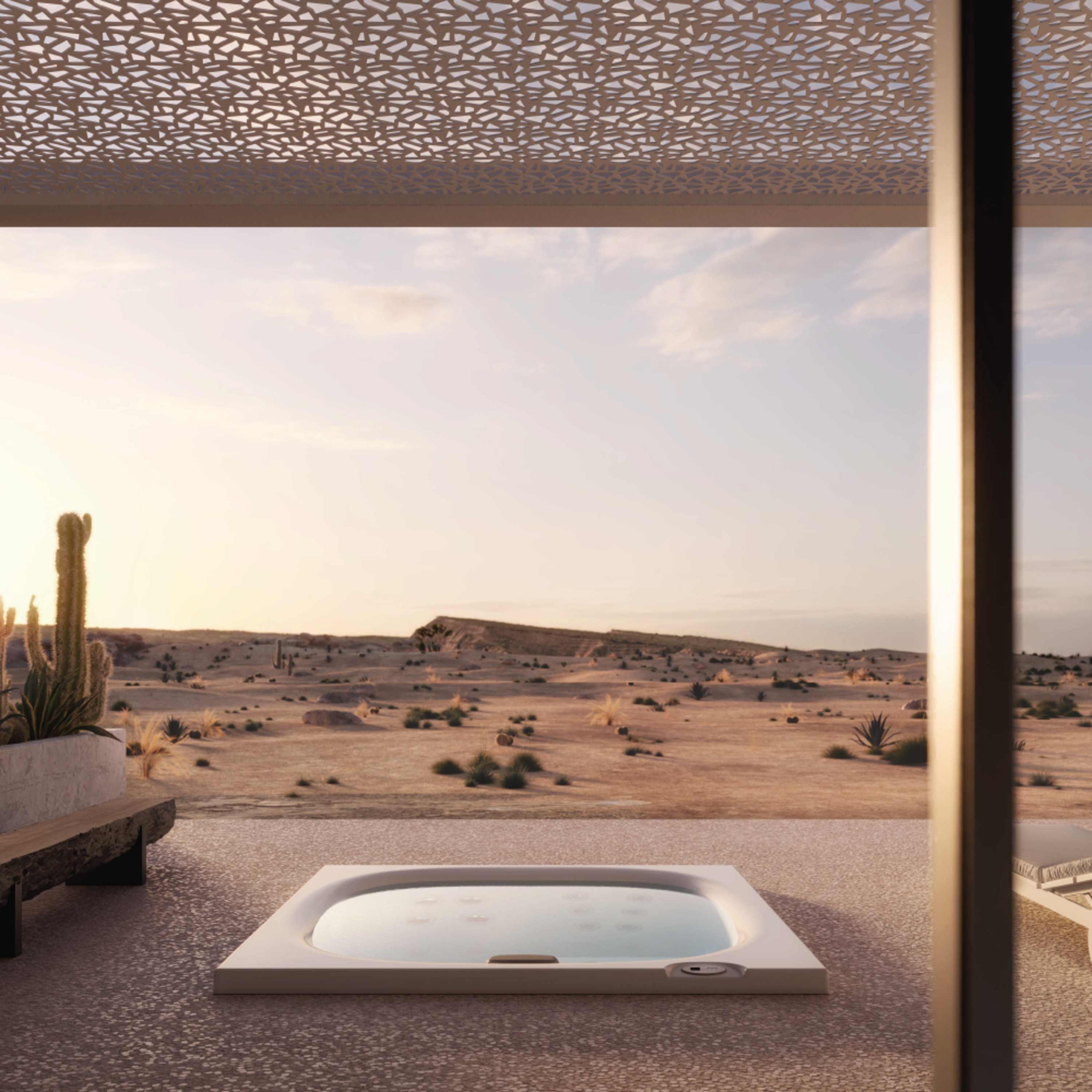 City™ Spa: perfect for couples, with waterfall and two lounge seats |  Jacuzzi® EMEA