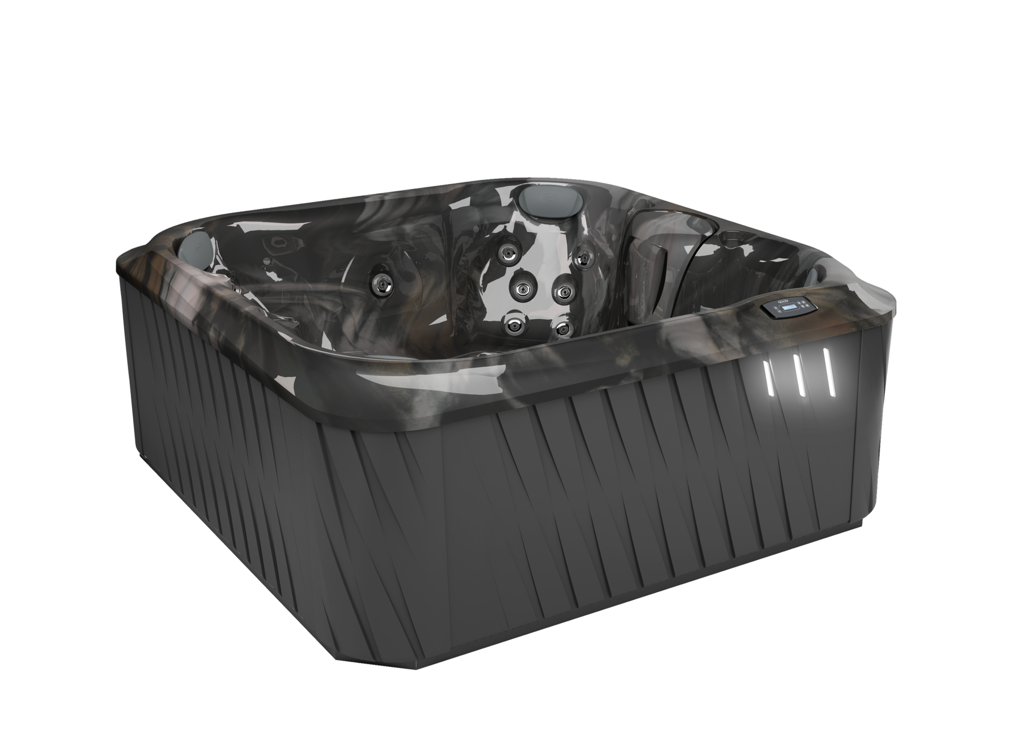 J 225™ Open Seating Hot Tub With Five Seating Options Designer Hot Tub With Open Seating 