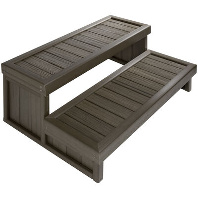 32” Synthetic Wood Dual Riser Step
