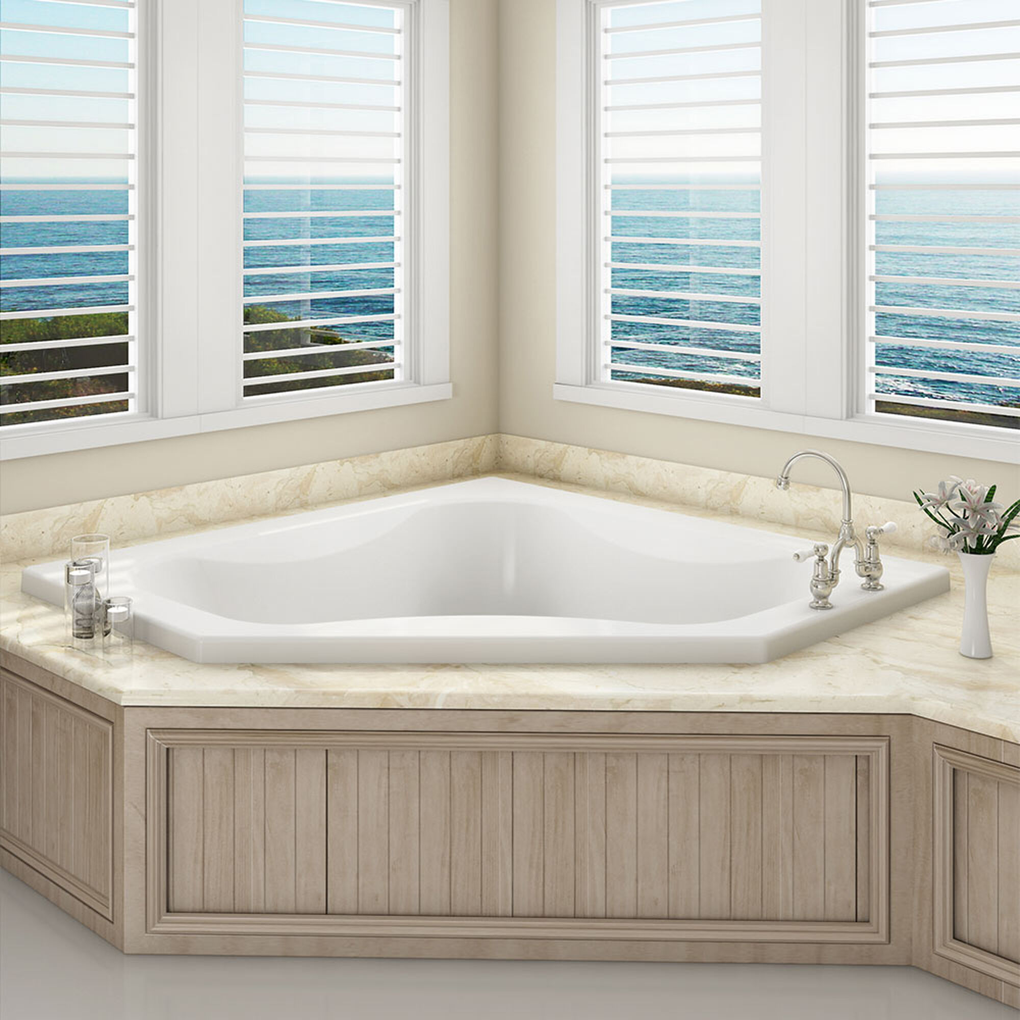 PRIMO® Corner Bath Jacuzzi®