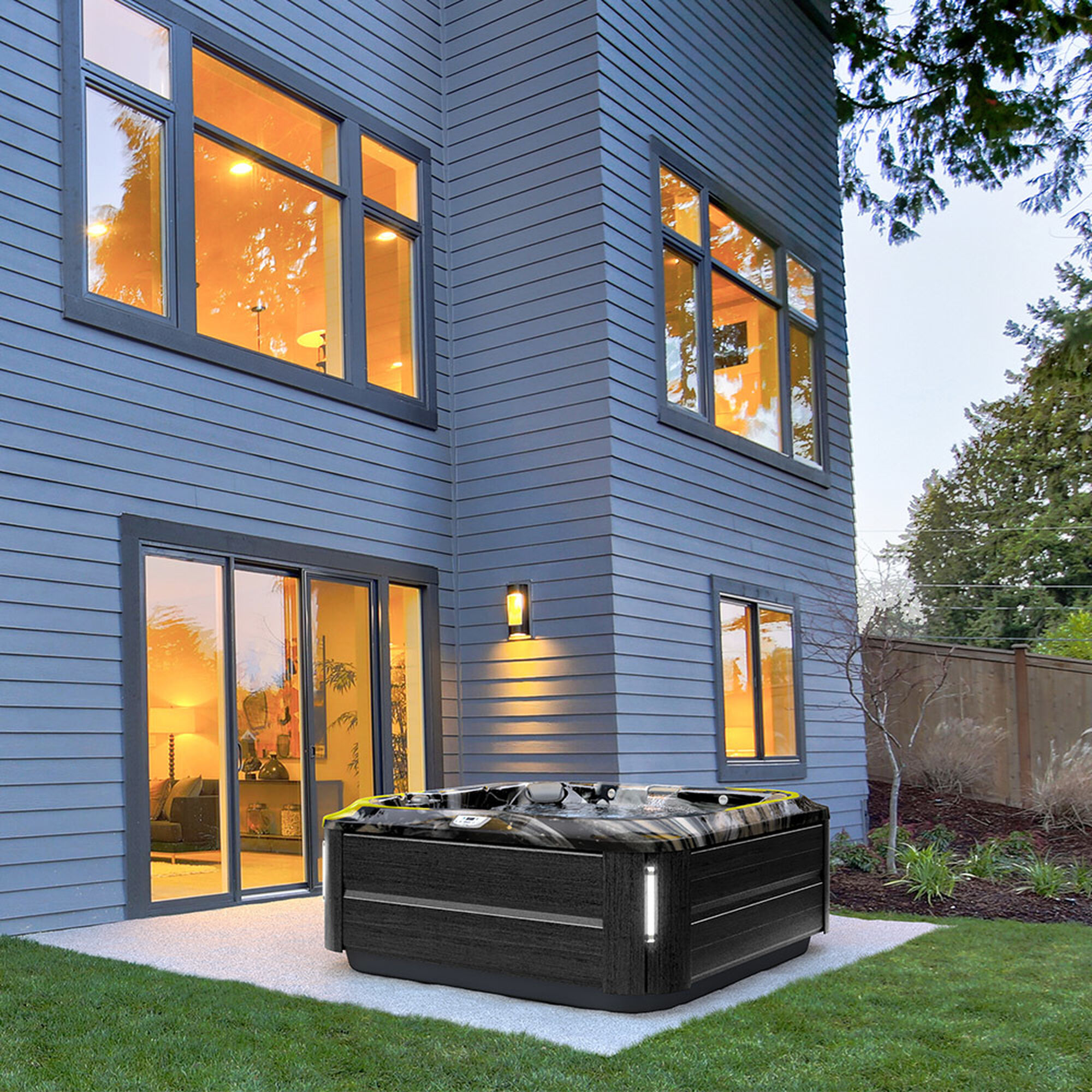 J365™ Large Comfort Open Seating Hot Tub Designer Hot Tub with Open