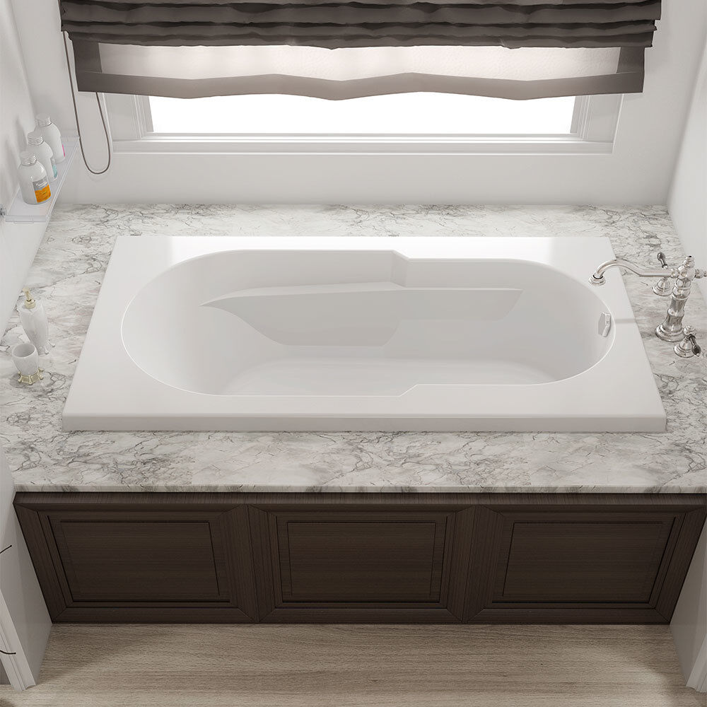 SIGNATURE® Corner 6060 DropIn Whirlpool LH 3Tile Flange Oyster Jacuzzi®