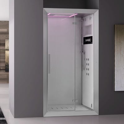 CABINA DOCCIA 90x90 CON IDROMASSAGGIO E BAGNO TURCO