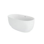COSI™ 5932 Acrylic Freestanding Soaking Bath Center Drain White/White