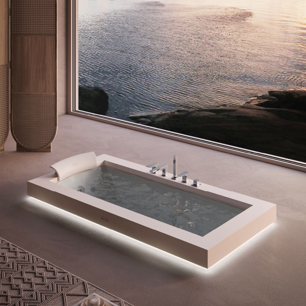 Aura Uno Corian®: Design Whirlpool Badewanne