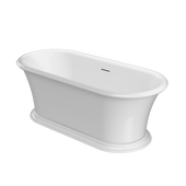 LEONORA® Freestanding 6530 Bath White Matte/Matte