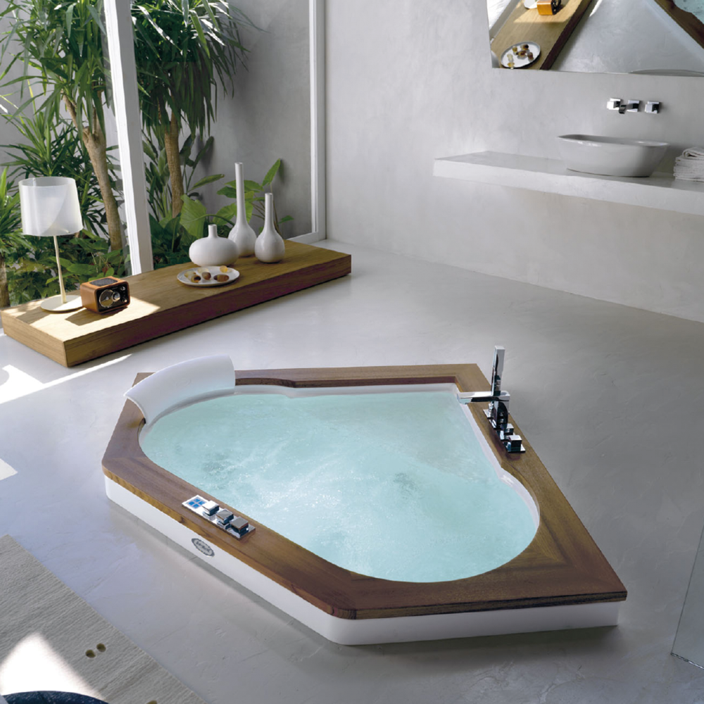 Cartas credenciales desmayarse tengo hambre Aura Corner 140 Stone/Wood | Jacuzzi® España