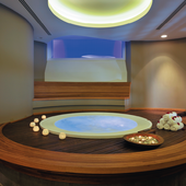 Alimia Pro: circular Hot Tub ideal for couples and small families