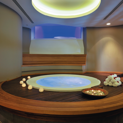 Alimia Pro: circular Hot Tub ideal for couples and small families