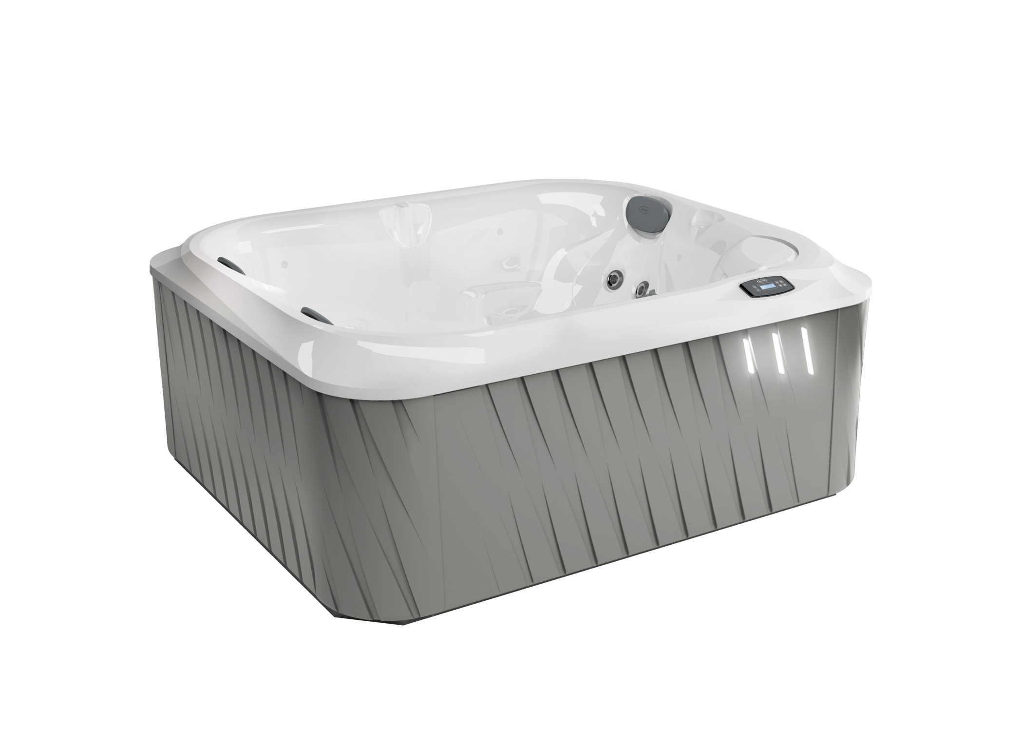 J215™ Compact Hot Tub with Lounge Seating Designer Hot Tub with Open