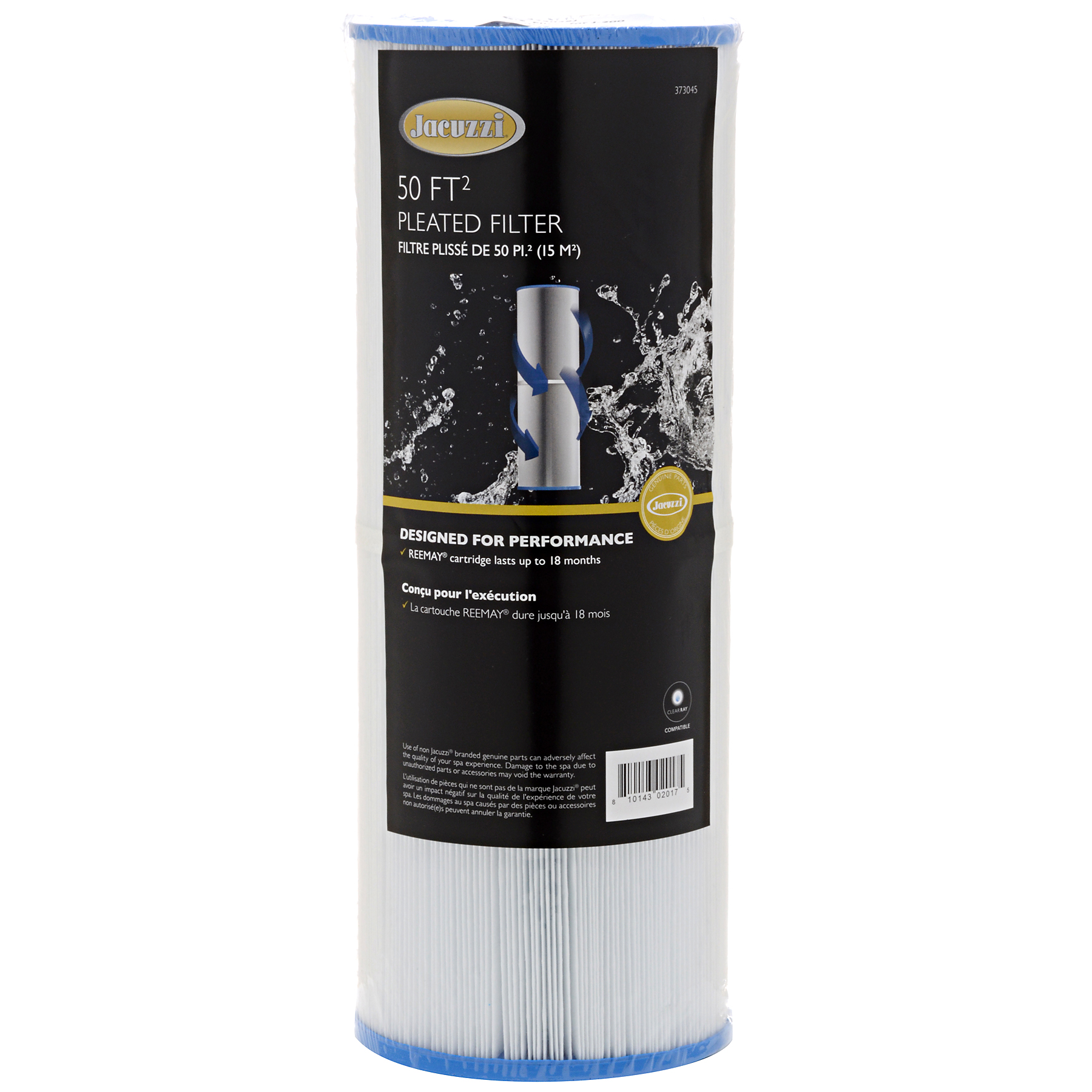 Jacuzzi® 50 sqft Pleated Filter Cartridge