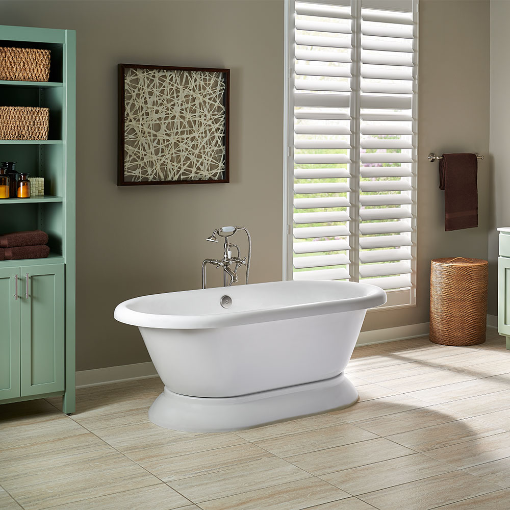 ERA™ 7142 DoubleEnded Pedestal Base White Jacuzzi®