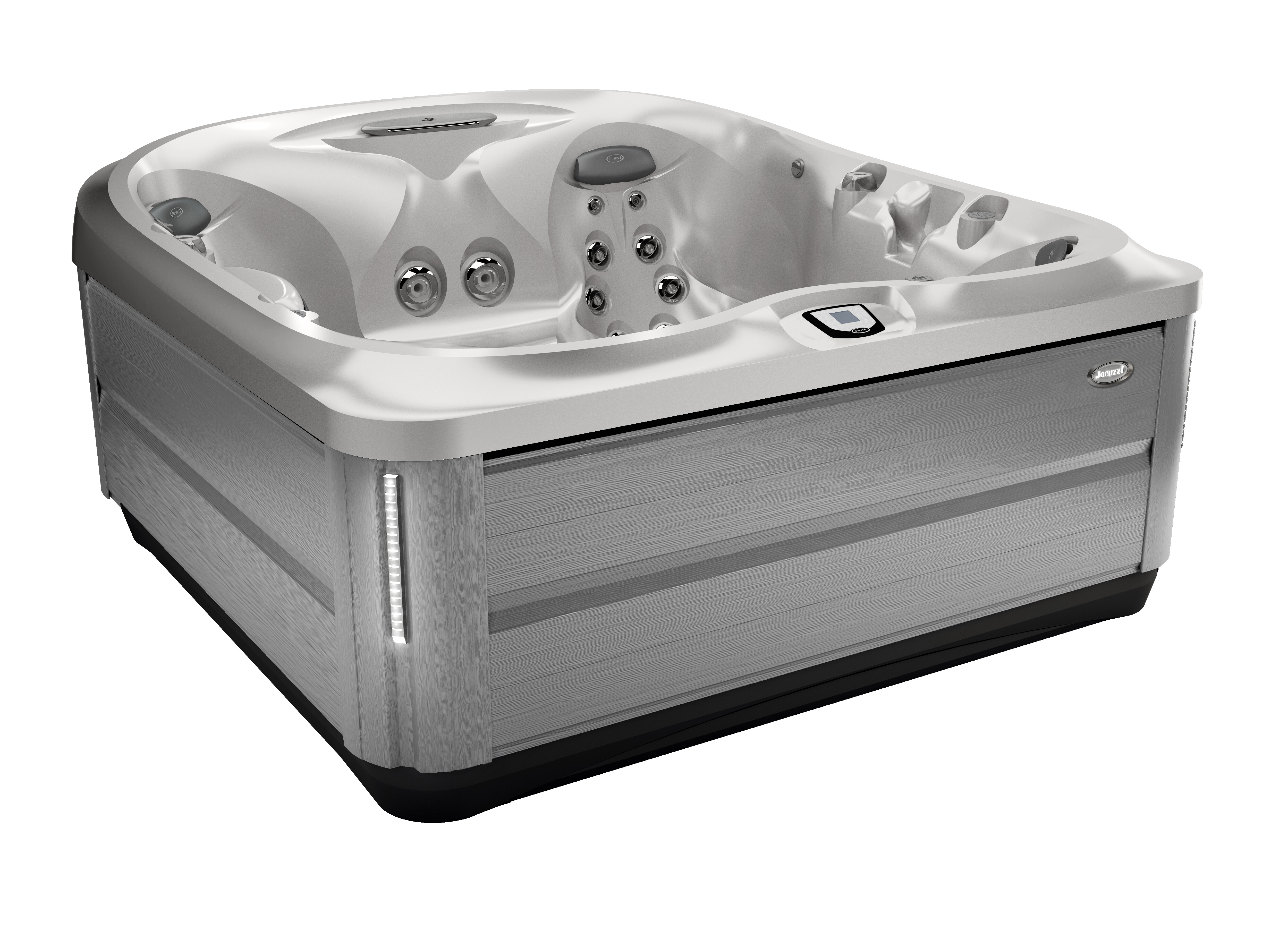 Jacuzzi J-475™ large designer hot tub with lounge seat