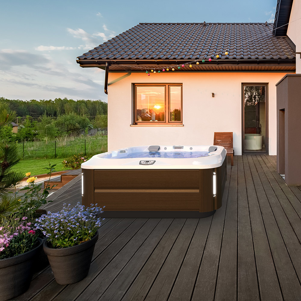 J-355™ Hot Tub with Comfort Lounge Seating and Cool Down ...