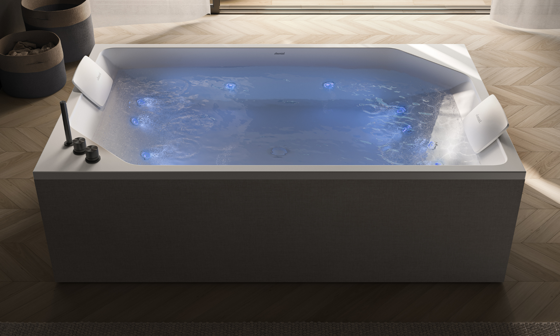 Multicolour LED lighting and courtesy light