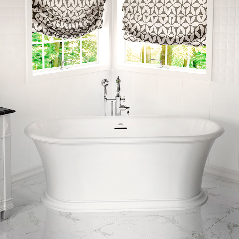 LEONORA® Freestanding 6530 Bath White Matte/Matte